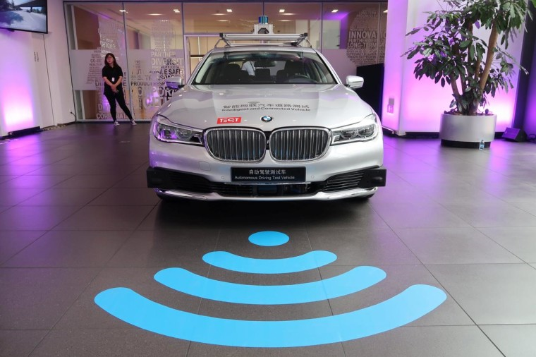 Tencent BMW خودروهای بدون راننده چین خودروهای هوشمند