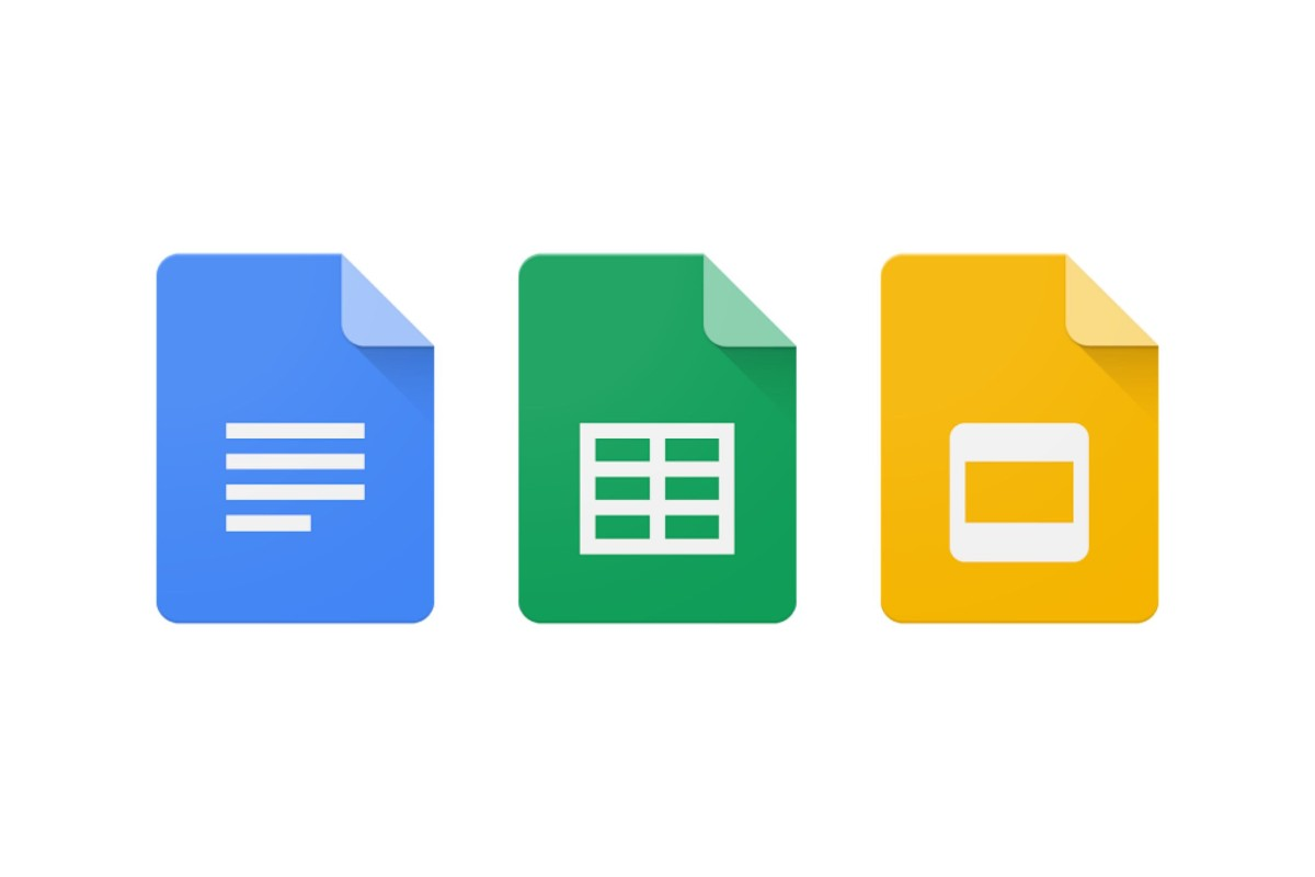 گوگل اندروید Google Docs Google Sheets Google Slides