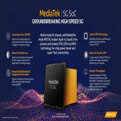 رونمایی از پردازنده 5G مدیا تک در تاریخ 26 نوامبر