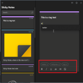 مایکروسافت به دنبال ارائه امکانات جدیدتر در برنامه Sticky Notes