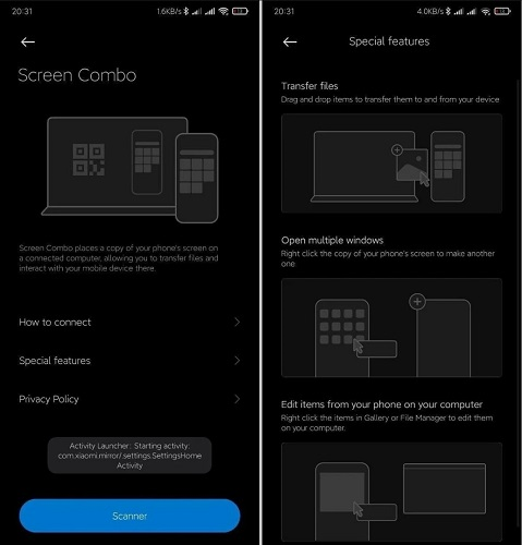 شیائومی Your Phone مایکروسافت Xiaomi Device Control MIUI