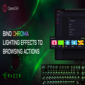 پشتیبانی از ویژگی افکت نوری Chroma RGB به اوپرا GX آمد