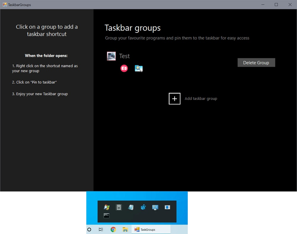 TaskbarGroups ویندوز ویندوز 10 سیستم عامل مایکروسافت