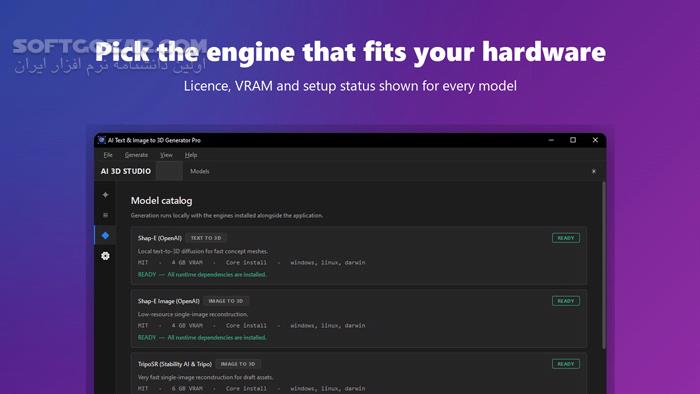 دانلود AI Text & Image to 3D Generator Pro 3.0.2 (تبدیل توضیحات متنی و تصاویر دوبعدی به مدل‌های سه‌بعدی) با لینک مستقیم و کرک معتبر