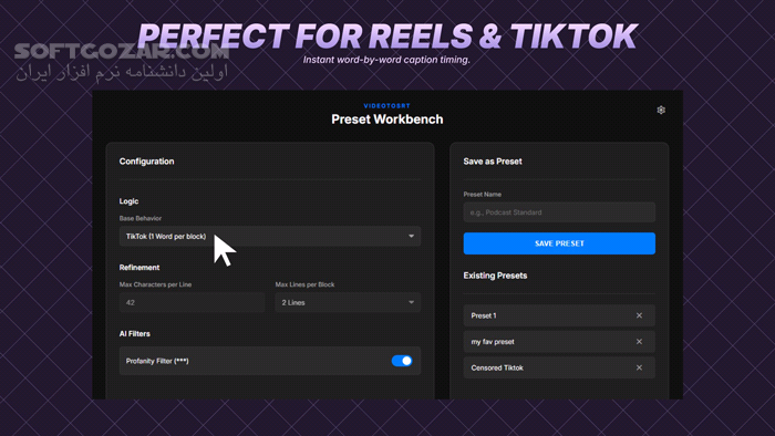 دانلود AI Video to SRT 1.1.5 (تبدیل گفتار به متن با هوش مصنوعی) با لینک مستقیم و کرک معتبر
