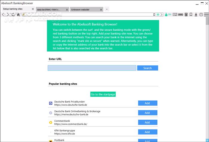 دانلود Abelssoft BankingBrowser 2025 v7.01.60163 - دانلود مرورگر امن برای امور بانکی - سافت گذر