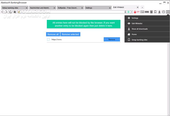 دانلود Abelssoft BankingBrowser 2025 v7.01.60163 - دانلود مرورگر امن برای امور بانکی - سافت گذر