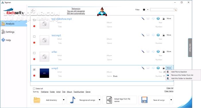 دانلود Abelssoft Tagman 2025 11.01 - دانلود ویرایش تگ آهنگ - سافت گذر