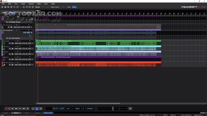 دانلود Acoustica Mixcraft 10.5 Recording Studio Build 621 - دانلود استودیوی مجازی - سافت گذر