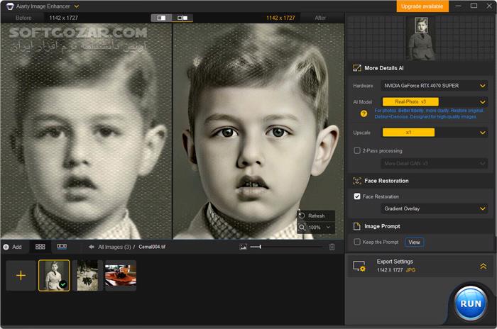 دانلود Aiarty Image Enhancer 3.3 - دانلود بالا بردن کیفیت عکس با هوش مصنوعی - سافت گذر