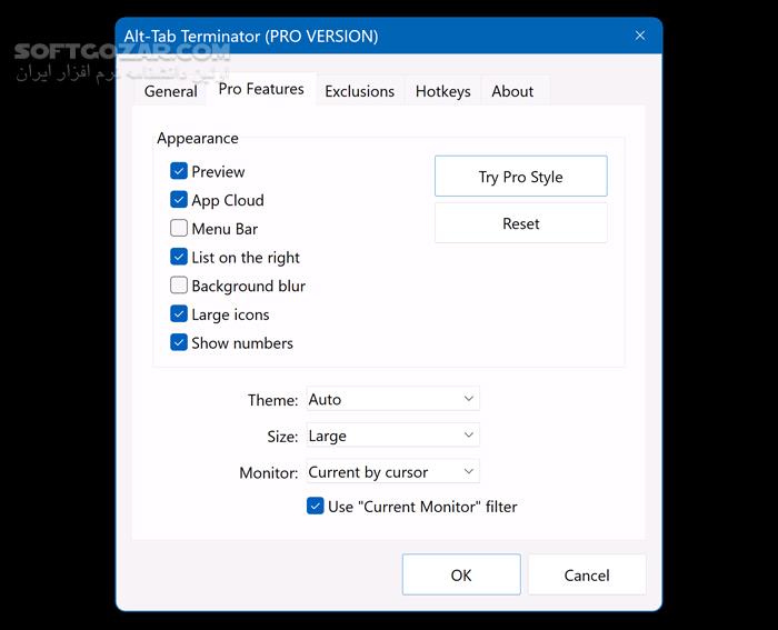 دانلود Alt-Tab Terminator Pro 6.8 (مدیریت پنجره‌های باز ویندوز) با لینک مستقیم و کرک معتبر