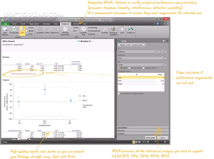 دانلود Analyse-it for Microsoft Excel Ultimate Edition 6.16.5 (افزونه اکسل برای تحلیل آماری پیشرفته) با لینک مستقیم و کرک معتبر
