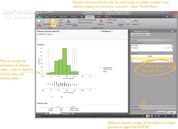 دانلود Analyse-it for Microsoft Excel Ultimate Edition 6.16.5 (افزونه اکسل برای تحلیل آماری پیشرفته) با لینک مستقیم و کرک معتبر