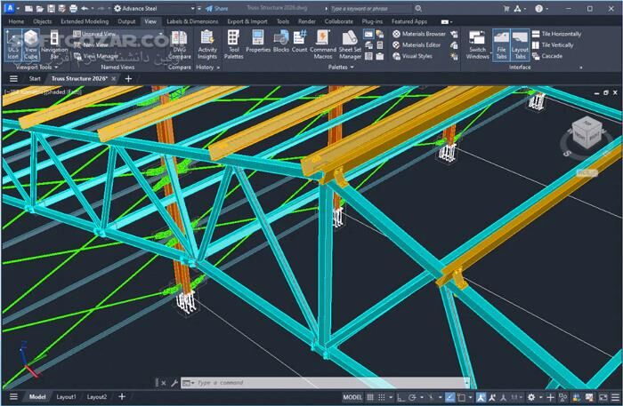 دانلود Autodesk Advance Steel 2027.0.1 / 2026 (طراحی سازه فولادی) با لینک مستقیم و کرک معتبر