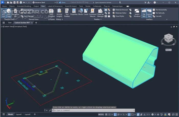 دانلود Autodesk Advance Steel 2027.0.1 / 2026 (طراحی سازه فولادی) با لینک مستقیم و کرک معتبر