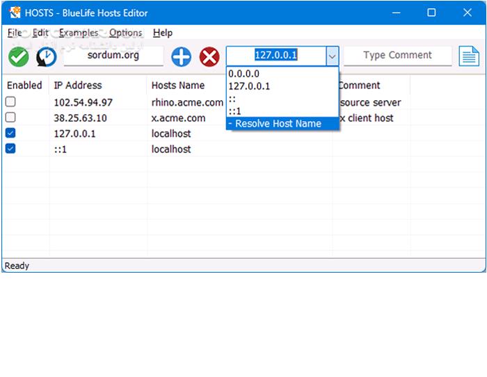 دانلود BlueLife Hosts Editor 1.6 (ویرایش فایل HOSTS) با لینک مستقیم و کرک معتبر