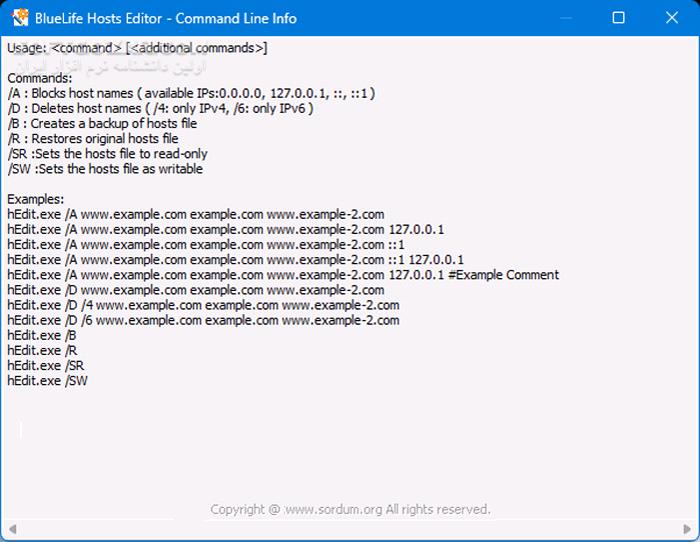 دانلود BlueLife Hosts Editor 1.6 (ویرایش فایل HOSTS) با لینک مستقیم و کرک معتبر