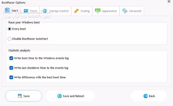 دانلود BootRacer 9.30.0 (اندازه گیری سرعت بوت ویندوز) با لینک مستقیم و کرک معتبر