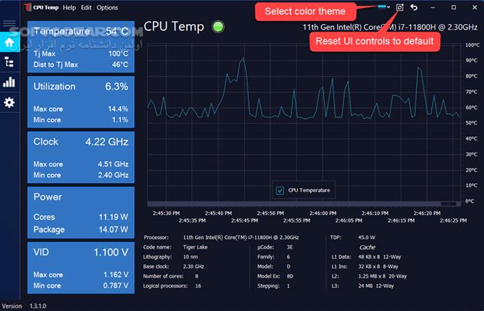 دانلود CPU Temp 1.7 - دانلود کنترل دمای سی‌پی‌یو - سافت گذر