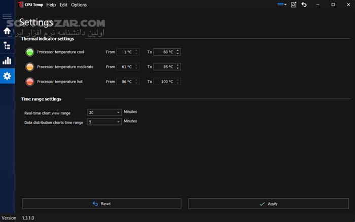 دانلود CPU Temp 1.7 - دانلود کنترل دمای سی‌پی‌یو - سافت گذر