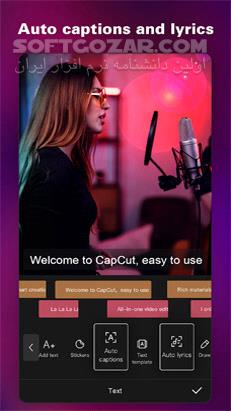 دانلود CapCut Video Editor 13.0 For Android +9.0 - دانلود کپ کات برای اندروید - سافت گذر