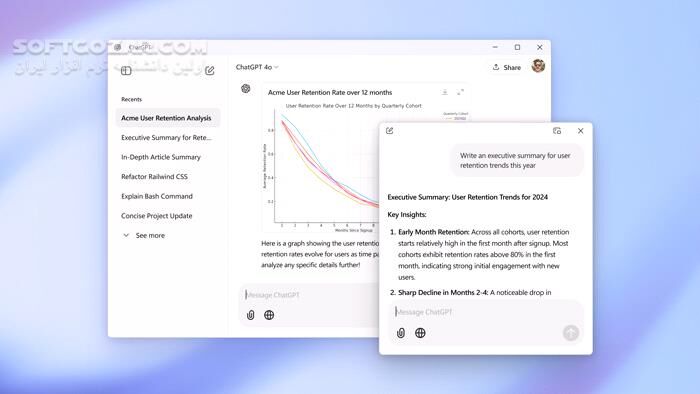 دانلود ChatGPT Desktop v1.1.0 (چت‌جی‌پی‌تی برای ویندوز) با لینک مستقیم و کرک معتبر