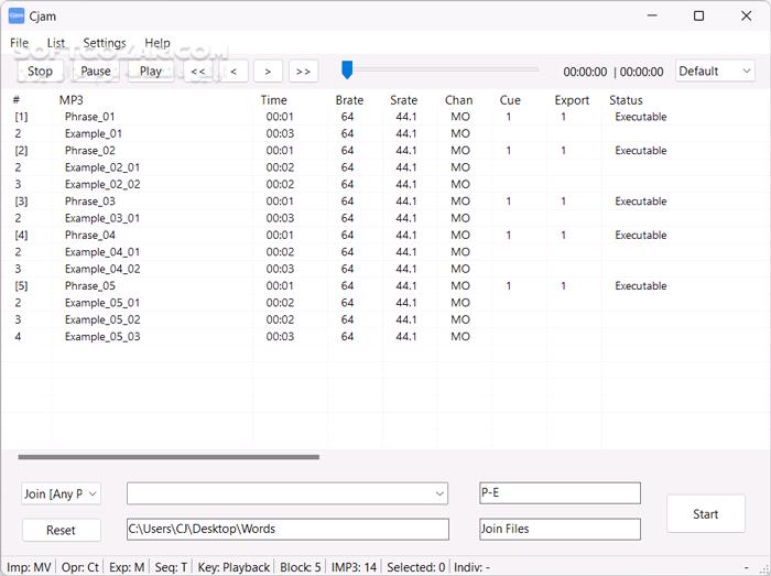دانلود Cjam 2.2.3.0 - دانلود ویرایش فایل صوتی - سافت گذر