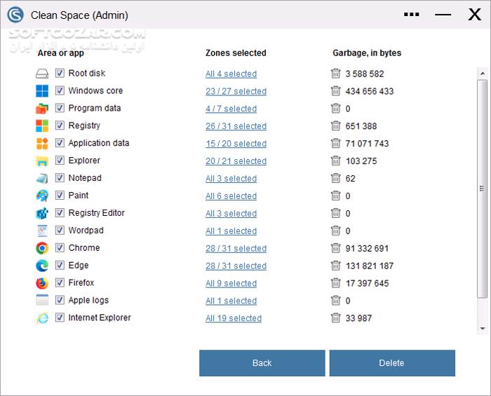 دانلود Clean Space Pro 7.59 - دانلود بهینه سازی ویندوز - سافت گذر