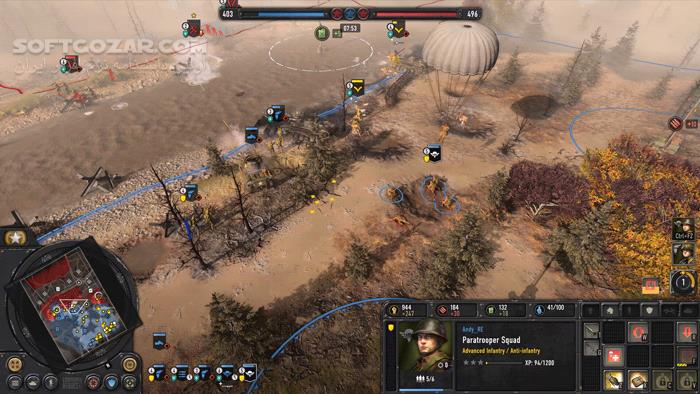 دانلود بازی Company of Heroes 3 + Update v2.2.2 (گروهان قهرمانان ۳ برای کامپیوتر) با لینک مستقیم و تست‌شده