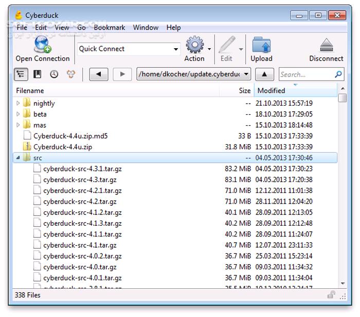 دانلود Cyberduck v9.1.3 - دانلود سایبرداک - سافت گذر