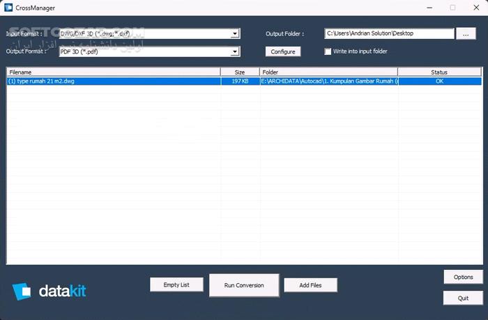 دانلود DATAKIT CrossManager 2024.4 Build 2024.10.07 (x64) - دانلود تبدیل فایل اتوکد - سافت گذر