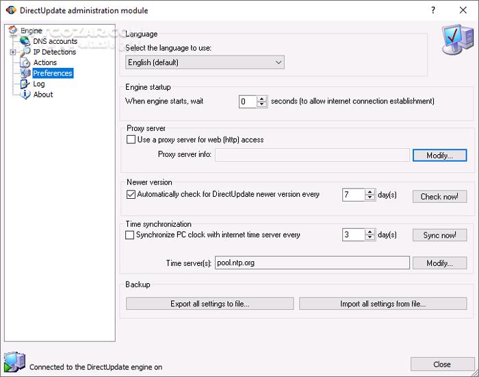 دانلود DirectUpdate 4.8.1 Build 7 (به‌روزرسانی خودکار دی‌ان‌اس در زمان تغییر آی‌پی) با لینک مستقیم و کرک معتبر