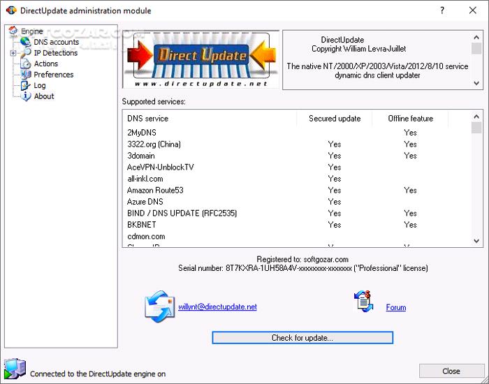 دانلود DirectUpdate 4.8.1 Build 7 (به‌روزرسانی خودکار دی‌ان‌اس در زمان تغییر آی‌پی) با لینک مستقیم و کرک معتبر
