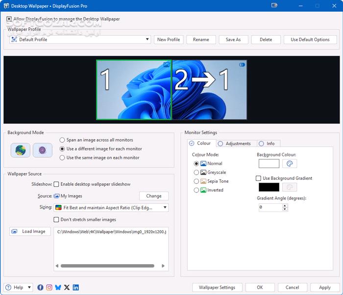 دانلود DisplayFusion Pro 12.1 (مدیریت چند مانیتور در ویندوز) با لینک مستقیم و کرک معتبر