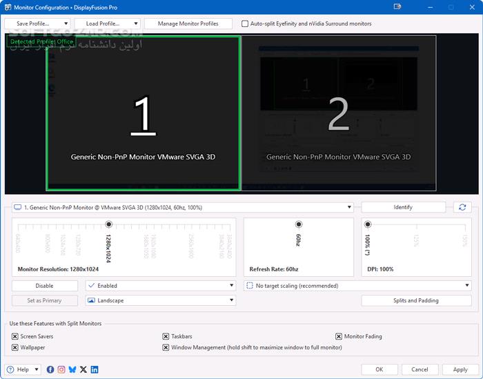 دانلود DisplayFusion Pro 12.1 (مدیریت چند مانیتور در ویندوز) با لینک مستقیم و کرک معتبر