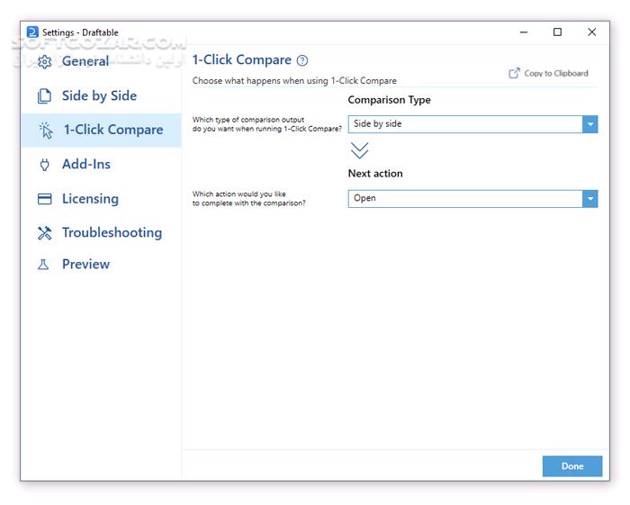 دانلود Draftable Desktop 24.11.0 - دانلود مقایسه اسناد متنی - سافت گذر