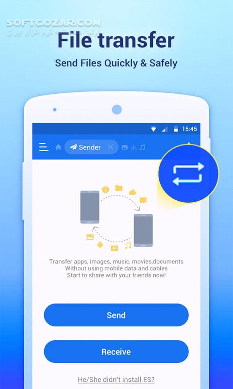 دانلود ES File Explorer 4.4.2.21 + Mod + Mod Lite for Android +4.4 - دانلود فایل منیجر ای اس برای اندروید - سافت گذر