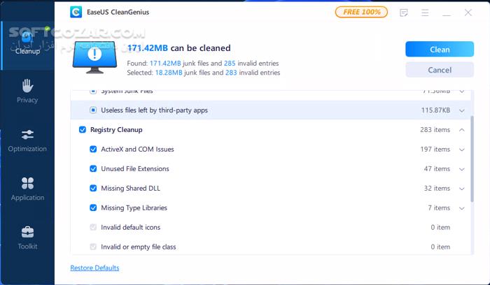 دانلود EaseUs CleanGenius 3.0.4 (پاکسازی و بهینه سازی ویندوز) با لینک مستقیم و کرک معتبر