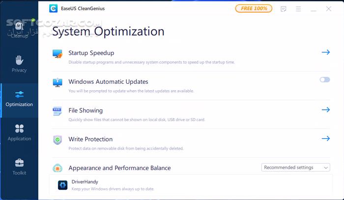 دانلود EaseUs CleanGenius 3.0.4 (پاکسازی و بهینه سازی ویندوز) با لینک مستقیم و کرک معتبر