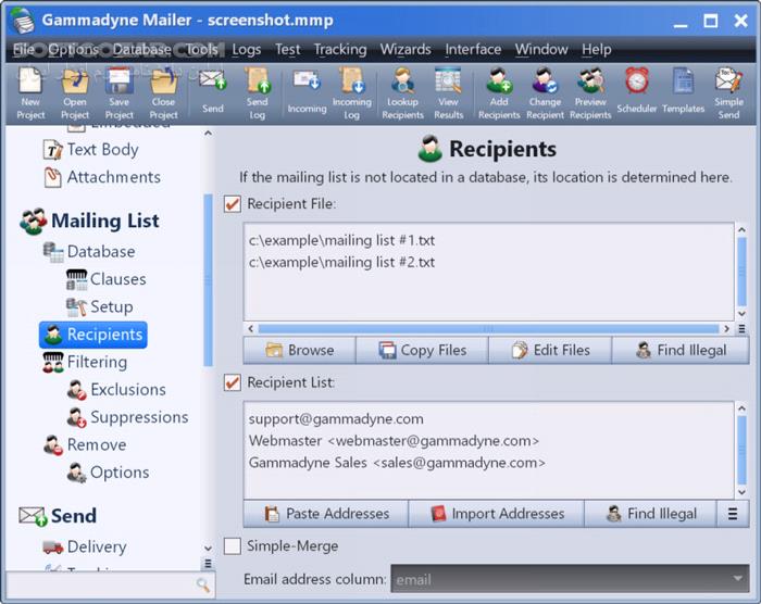 دانلود Gammadyne Mailer 71.0 - دانلود ارسال ایمیل‌های انبوه - سافت گذر