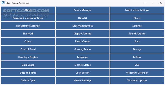 دانلود Glow 1.62 - دانلود نمایش اطلاعات سیستم - سافت گذر