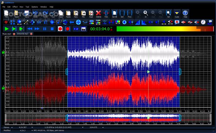 دانلود GoldWave 7.09 + Portable (ویرایش صدا) با لینک مستقیم و کرک معتبر