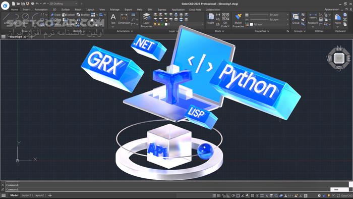 دانلود GstarCAD 2025 Professional (x64) - دانلود طراحی صنعتی - سافت گذر