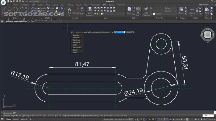 دانلود GstarCAD 2025 Professional (x64) - دانلود طراحی صنعتی - سافت گذر