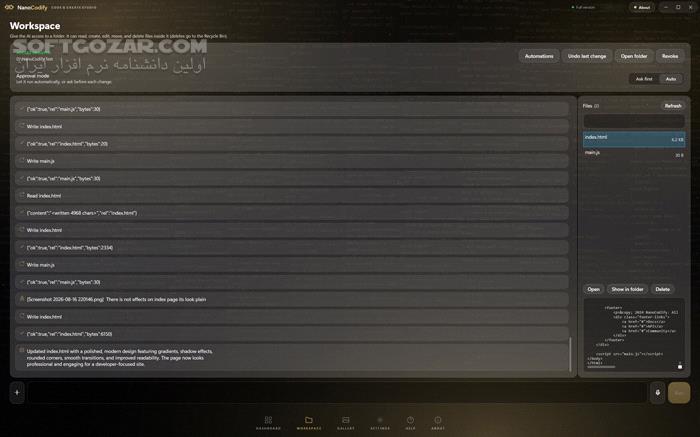 دانلود HSX NanoCodify AI 1.0.0 (برنامه‌نویسی با هوش مصنوعی) با لینک مستقیم و کرک معتبر