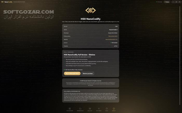 دانلود HSX NanoCodify AI 1.0.0 (برنامه‌نویسی با هوش مصنوعی) با لینک مستقیم و کرک معتبر