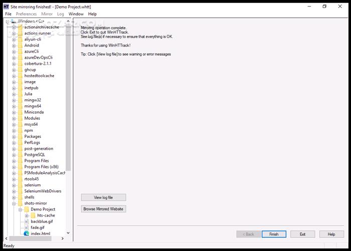 دانلود HTTrack Website Copier 3.50 (دانلود کردن کامل سایت) با لینک مستقیم و کرک معتبر