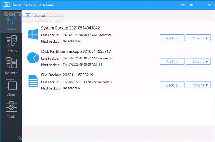 دانلود Hasleo Backup Suite 5.0.2 + WinPE - دانلود پشتیبان‌ گیری ویندوز - سافت گذر