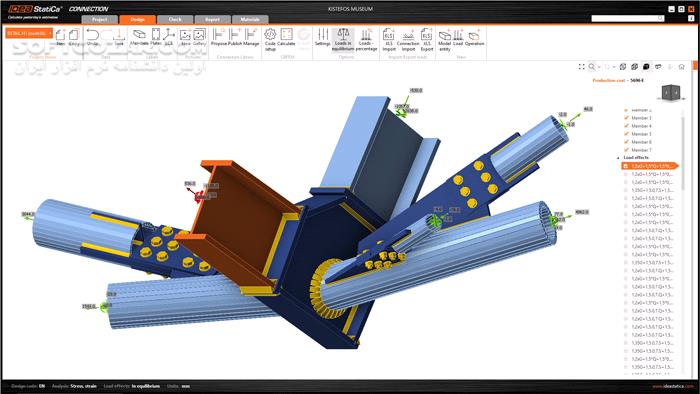 دانلود IDEA StatiCa 21.1.4.1568 (x64) - دانلود طراحی سازه - سافت گذر