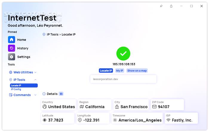 دانلود InternetTest 8.8.2 - دانلود تست سرعت اینترنت - سافت گذر